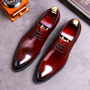 Grande promotion sur les chaussures en cuir décontractées de style britannique pour hommes Grande taille à lacets avec pour le commerce extérieur - Product Image 1