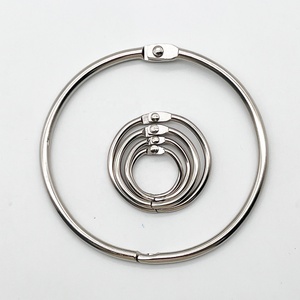 50Mm Nhà Sản Xuất Chuyên Nghiệp Bạc Sắt Kim Loại Lá Lỏng Lẻo Cuốn Sách Chất Kết Dính Nhẫn Ảnh Cuốn Sách Vòng Chất Kết Dính Cho Các Trường Học Văn Phòng Nhà - Product Image 6