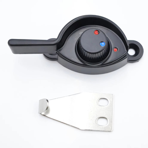 Nhà máy sản xuất hàng loạt cửa sổ nhôm an toàn khóa hợp kim kẽm Anodized xoay cửa sổ lưỡi liềm khóa - Product Image 1