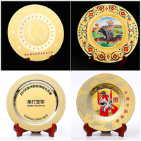 Souvenir personnalisé en argent antique, plaques métalliques, trophées, récompenses, souvenirs de retraite à l'hôpital, plaque commémorative