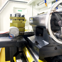 Tour CNC horizontal entièrement automatique à lit plat de moyenne capacité Hua Hai CK6150 haute précision avec système GSK 4 stations