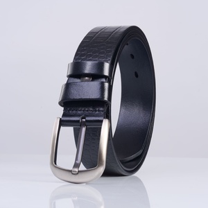 Cinturón Retro Antiguo para Hombre con Hebilla, Cinturón Casual de Moda, Cinturón Simple de Cuero Vacuno Texturizado, Complemento Personalizado para Pantalones - Product Image 6