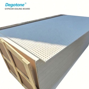 Panel de Yeso Perforado para Techo, Excelente Rendimiento en Interiores, 600x2600x12mm, Panel de Yeso Acústico de 1200x2400mm para Escuelas - Product Image 1