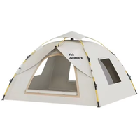 Totalmente automático interior pequeña casa Oxford tienda al aire libre para 3-4 adultos 2 niños doble sola persona protector solar protección contra insectos