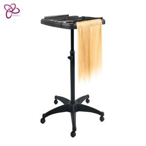 Carro de extensión de cabello para salón de belleza, 4 ruedas, coloridas estaciones de hierro, muebles Retro plegables - Product Image 2