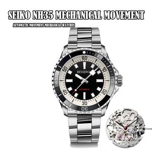 Montres pour hommes de haute qualité 316L, logo personnalisé, marque originale, cadran de montre pour hommes, bracelet personnalisé - Product Image 3