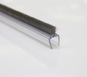 <span class=keywords><strong>Joint</strong></span> <span class=keywords><strong>de</strong></span> porte coulissante pour porte en verre <span class=keywords><strong>de</strong></span> <span class=keywords><strong>salle</strong></span> <span class=keywords><strong>de</strong></span> <span class=keywords><strong>bain</strong></span>, bande en PVC noire et transparente, étanche - Product Image 5