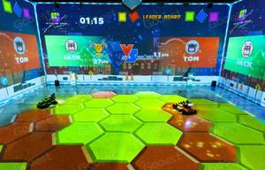 Producto en línea que vende proyector interactivo Go Karts Racing Simulator Indoor Playground Drift Kart Game para adultos - Product Image 6