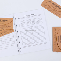 Vente en gros impression personnalisée spirale A4 carnet de notes de planificateur budgétaire avec enveloppe budgétaire