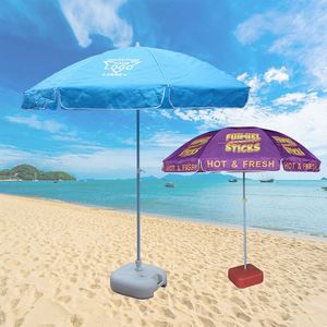 Sombrilla Personalizada con Logotipo, Parasol Resistente al Viento para Playa, Sombrilla Portátil para Exteriores, Parasol para Camping - Product Image 1