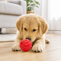 Balle distributrice de friandises pour chien en TPE à texture diamant, balle interactive à libération de nourriture, jouet à mâcher résistant aux morsures pour chiens