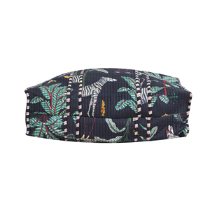 Bohemian Panelled Cotton Tote <b>Bag</b> With Animal Print Open Top Shopping <b>Bag</b> All Seasons - Product Image 5