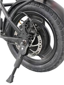 Vélo électrique pliable facile 14 pouces 350w à vitesse unique Steal Fork Fat Tire Vélo de ville électrique avec écran Lcd - Product Image 5