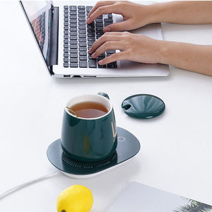El más nuevo juego de regalo dropshipping calentador <span class=keywords><strong>USB</strong></span> taza de café <span class=keywords><strong>USB</strong></span> calentador mantener caliente taza de café eléctrica - Product Image 1