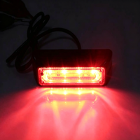 Feux de signalisation d'urgence à LED 4W, 8 modes stroboscopiques, montage latéral, boîtier en alliage d'aluminium, multicolores, clignotants, pour tout-terrain