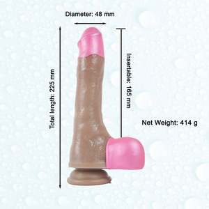 Vibrador de 453 g para Mujeres y Chicas, Productos Sensuales, Juguetes con Sensación Agradable al Tacto, Ventosa Fuerte, Pene Realista - Product Image 2
