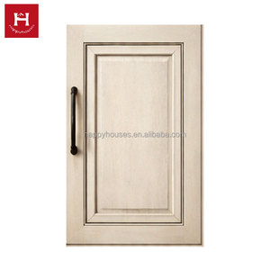 Pintu Kabinet Dapur Kayu Solid Happy Houses Warna Coklat Tua Rustic Farmhouse Custom untuk Proyek Lodge Grosir - Product Image 4