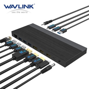 WAVLINK Estación de Acoplamiento USB-C 13 en 1 con Triple Pantalla, <span class=keywords><strong>Salida</strong></span> 8K, 100W PD, 10Gbps UMD05M USB 3.0 WL-UMD05M-Pro - Product Image 3