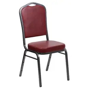 加拿大红色清除堆叠使用金属 banquet 椅
