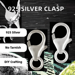 Hot Sale 925 Sterling Silver Parrot Clasp Lobster Clasp Factory <b>Direct</b> Anti-Tarnish for DIY Jewelry Making - Product Image 2