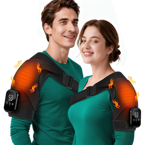 Masajeador de <span class=keywords><strong>Hombros</strong></span> con Vibración y Calor Fitease, Eléctrico, Inalámbrico, Batería de 2500 mAh, Control de Tiempo, <span class=keywords><strong>Almohadilla</strong></span> Térmica <span class=keywords><strong>para</strong></span> <span class=keywords><strong>Hombros</strong></span> <span class=keywords><strong>para</strong></span> Hombres y Mujeres - Product Image 1