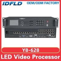 Processeur vidéo pour affichage numérique LED Linsn Y8-628, couleur pleine, HUB75 DIP SMD RGB, panneau LED, mur vidéo LED, contrôleur d'affichage LED