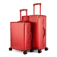 Bagages de voyage personnalisés en alliage d'aluminium moderne et durable Valise de marque OEM/OEM avec roues pivotantes pour le marché mondial