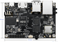 Placa de Desarrollo Allwinner H618, Placa Base Integrada con Linux/Android/Ubuntu para Módulo Central AI/IoT Wi-Fi