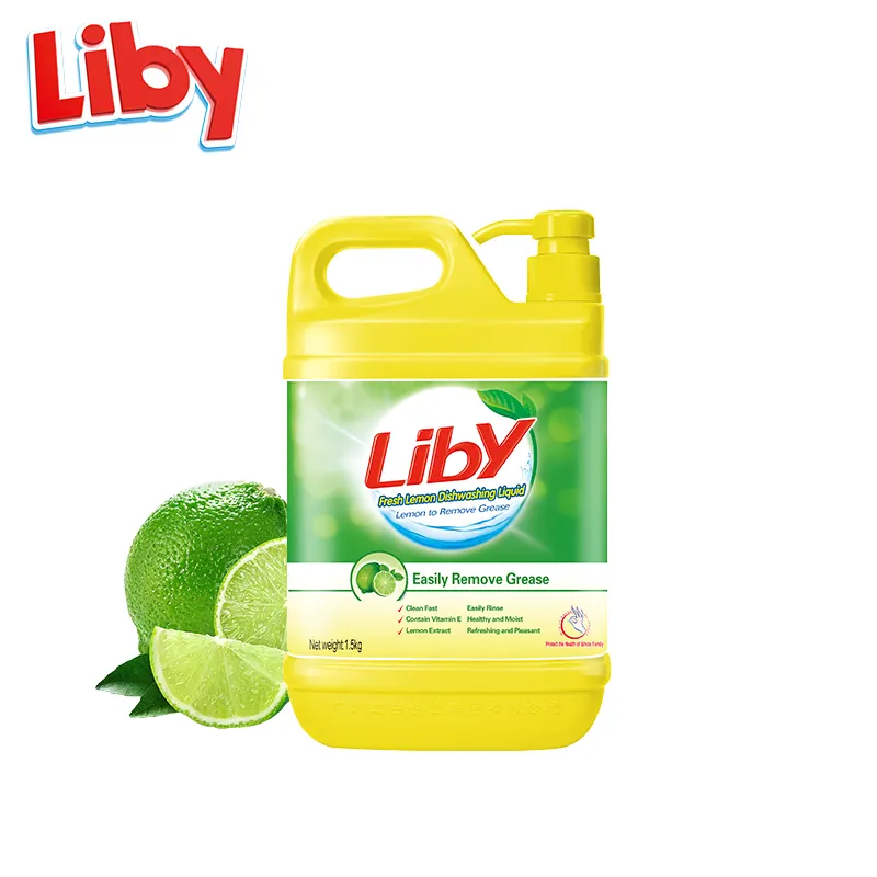 Liby 2023 Trend Aloe gıda sınıfı tencere temizleme sıvısı ev bulaşık yıkama sıvısı