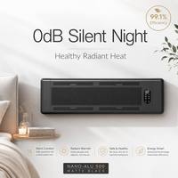Chauffage électrique autonome intelligent infrarouge en cristal de carbone personnalisé CE pour la maison en hiver avec protection contre la surchauffe