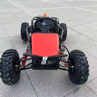 Kart électrique 4 roues, moteur 1800W, roues de 8 pouces, vitesse maximale de 35 km/h, monoplace, pour la course en extérieur, les parcs d'attractions et les divertissements
