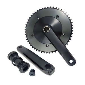 Bộ trục khuỷu hợp kim nhôm 144BCD dành cho CNC, dành cho xe đạp đường trường và xe đạp leo núi bánh cố định, kiểu rỗng tích hợp - Product Image 1