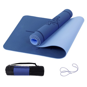 6Mm Chất Lượng Cao <span class=keywords><strong>TPE</strong></span> Tập Thể Dục <span class=keywords><strong>Mat</strong></span> Hai Lớp Chống Trượt <span class=keywords><strong>TPE</strong></span> <span class=keywords><strong>Yoga</strong></span> <span class=keywords><strong>Mat</strong></span> Với Biểu Tượng Tùy Chỉnh - Product Image 1