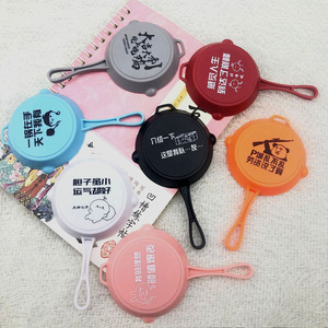 Mini Calculator Frying Pan Keychain Toy For Kids Math Learning Unisex Gift ABS Material 5 To 7 Years Age Range - Product Image 3