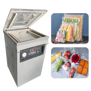 垂直真空パック機械産業食品500mm真空シール機真空袋詰め包装機DZ400シーラー - Product Image 2