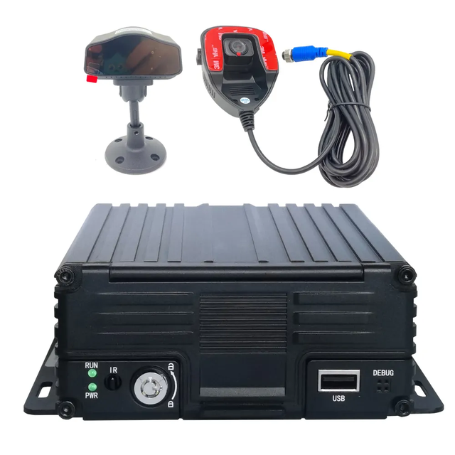 4CH 1080P AHD Mobile DVR for Truck/Bus-H.265 CCTV System with ADAS AI Safety 4G GPS Tracking & 1 Year Warranty