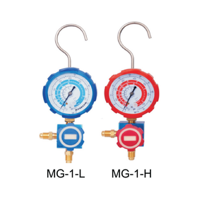 चीन R410a R32 R22 <span class=keywords><strong>r134a</strong></span> रेफ्रिजरेटर गेज एल्यूमीनियम वाल्व चार्जिंग नली प्रशीतन उपकरण के साथ कई गेज सेट - Product Image 2