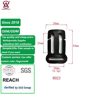 Mochila esternón hebilla deslizante ajustable un bucle deslizante hebilla de plástico hebilla Tri deslizamiento - Product Image 1