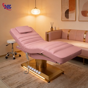 Xinman Lit <span class=keywords><strong>de</strong></span> beauté électrique à prix abordable, sans plomberie, pour spa <span class=keywords><strong>de</strong></span> tête et soins des pieds coréens, avec fonction <span class=keywords><strong>chauffante</strong></span>, doré - Product Image 4
