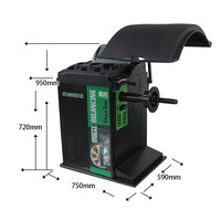Balanceadora de Ruedas Automática de Alta Velocidad ChenTuo CT9901HS, 200 RPM, 250W, Peso Máximo de Rueda 75kg