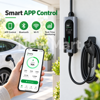 类型 1 J1772 电动汽车壁挂式充电器 FCC RoHS 3.8kW 7.6kW 9.6kW 16A 32A 40A 240V APP WiFi 蓝牙 定时器 IP65 IK10 OEM ODM 供应商