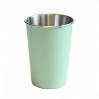 Mug isotherme classique en acier inoxydable 304 de 400 ml, écologique, portable, anti-chute, avec logo personnalisé, coffret cadeau pour