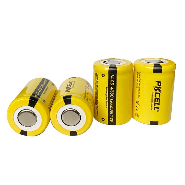 High Quality Flat Top Ni-Cd 4/5sc 1200mAh Battery 1.2v For Emergency Lighting