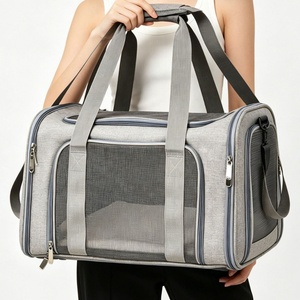 Transportín Portátil y Transpirable para Gatos y Perros Pequeños, Apto para Llevar en la <span class=keywords><strong>Mano</strong></span> o en el Coche, Bolsa para Mascotas Pequeñas - Product Image 1