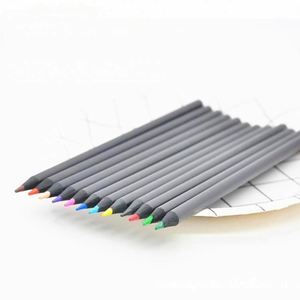 Crayons à dessin en bois standard de qualité supérieure, couleur graphite noir, personnalisables, pour écoliers, vente en gros - Product Image 3