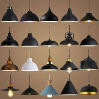 Lampe suspendue industrielle simple de style Wabi Sabi en fer noir, design dôme, pour ferme et milieu rural