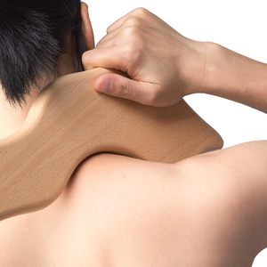 Strumenti in Legno Gua Sha Seaside Brother, Attrezzo Massaggiante Anti-Cellulite con Funzione Musicale, Massaggiatore per Collo, Terapia del Legno, Drenaggio Linfatico - Product Image 6