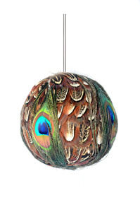 Plume <span class=keywords><strong>de</strong></span> <span class=keywords><strong>paon</strong></span> naturelle <span class=keywords><strong>boule</strong></span> <span class=keywords><strong>de</strong></span> Noël pour arbre <span class=keywords><strong>de</strong></span> Noël ornement festif automne automne mariage décor fête vacances cadeau artisanat approvisionnement - Product Image 5