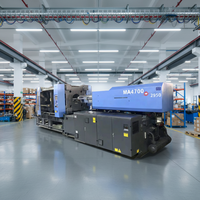 Vente directe usine – Machine de moulage par injection horizontale hydraulique d'occasion Haitian MA4700 470 tonnes avec PLC et moteur