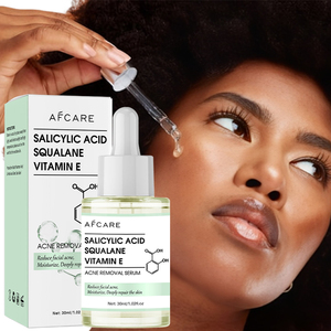 Sérum anti-acné WANXI à l'acide salicylique, hydratant, réparateur, régulateur de sébum, resserre les pores, éclaircissant, soin du <span class=keywords><strong>visage</strong></span> et du corps, tous types de peau, 30 ml - Product Image 1